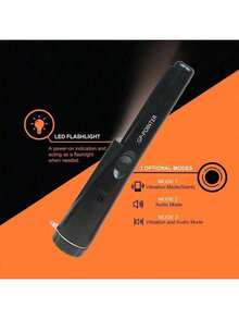 1pc Waterproof Metal Detector Wand, Professional Handheld Pin-Point Detector, Adult Treasure Hunting Probe, Convenient Detector, Metal Detector Probe, 360° Positioning Probe, With Waist Bag, Suitable For Adults (3 Modes) - Black - View 4