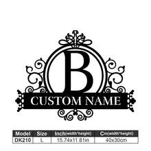 1 Logotipo de arte en metal fino - Logotipo personalizado con apellido, diseño de nombre, decoración del hogar con iniciales personalizadas en miniatura, estilo clásico, decoración de pared duradera montada en la pared para fiestas temáticas, regalos entrañables perfectos para amigos y familiares, regalos de boda personalizables, multifuncional, duradero, ornamental, reutilizable, exquisito, elegante, de alta calidad, colorido, moderno, personalizado, único, decoración del hogar, colgantes de pared personalizados - Multicolor - Ver 60