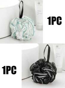 4PCS High-Grade Bath Ball, New Bath Flower, Soft And Durable Cute Girl Bath Ball, Bath Back Rubbing Bath Ball, Loofah Bath Ball, Soft Loofah Bath Ball, Loofah Bath Ball Towel With Drawstring, Body Bath Sponge, Loofah Bath Towel For All Skin Types