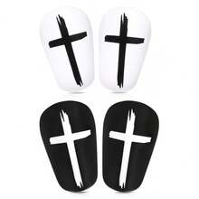 2 Pairs Soccer Shin Guards - Compact, Lightweight, Curved Design For Comfort, Unisex Soccer Accessories - Multicolor - View 13