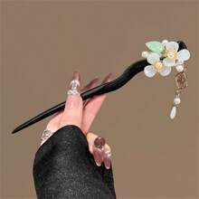 1 Peça Enfeite de Cabelo Estilo Chinês Antigo, Acessório de Cabelo Hanfu Fofo para Meninas - Presilha de Cabelo com Borla, Acessório de Cabelo, Grampo de Cabelo, Modelador de Coque, Peça para Coque, Presilhas para Penteado