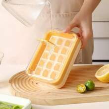 1pc Ice Cube Mold Tray, Ice Block Maker Kit, Homemade Ice Cube Freezer Accessories