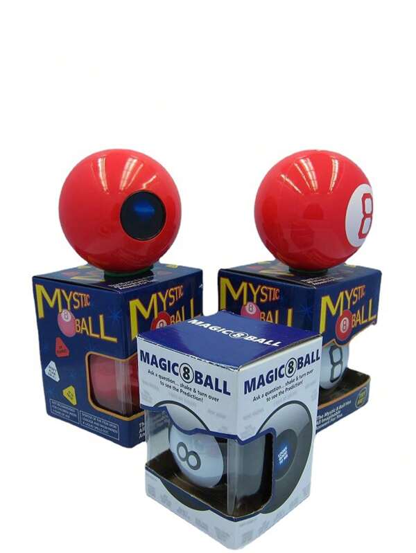 1pc Mystic 8-Ball Decision Making Fortune Telling Game - ABS, Retro Theme Novelty Soothsayer, Ask A Question And Turn It Over To Get The Answer