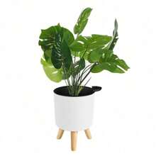 Round Self Watering Plant Pot With Water Level Indicator For Plants And Flowers, Home, Garden, Self Watering Pot With Stand For All Indoor Plants And Flowers