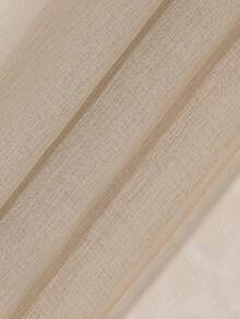 1 tấm rèm voan trang trí màu kaki ombre - Màu Khaki - Xem 4