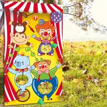 1pc Carnival Circus Game Bean Bag Flags, Party Banners, Pull Circus Party Outdoor Banners, Throwing Outdoor Party Game Props Birthday Gifts, Party Flags, Party Supplies, Birthday Banners, Home Decorations - Multicolor - View 12