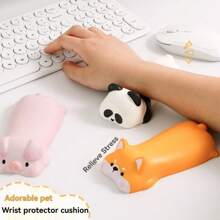 Stress-Relieving Mouse Pad, Wrist Pad, Wrist Pad, Cute Cartoon Office Desk Pad, Wrist Rest, Hand Rest, Hand Pillow