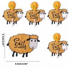 52pcs/Pack Eid Al-Adha, Eid Mubarak Party Favors & Gifts, Lollipops, Cards, Gift Tags, Decorative Paper Back To School