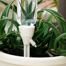 1 pieza - Dispositivo de gota de agua, utensilio de riego por goteo automático para plantas en macetas domésticas, para viajes de negocios, con ajuste de gota de agua