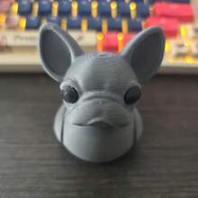 3D Printed French Bulldog Decorative Figurine, Unique French Bulldog Duck Decor, Suitable For Home Decoration