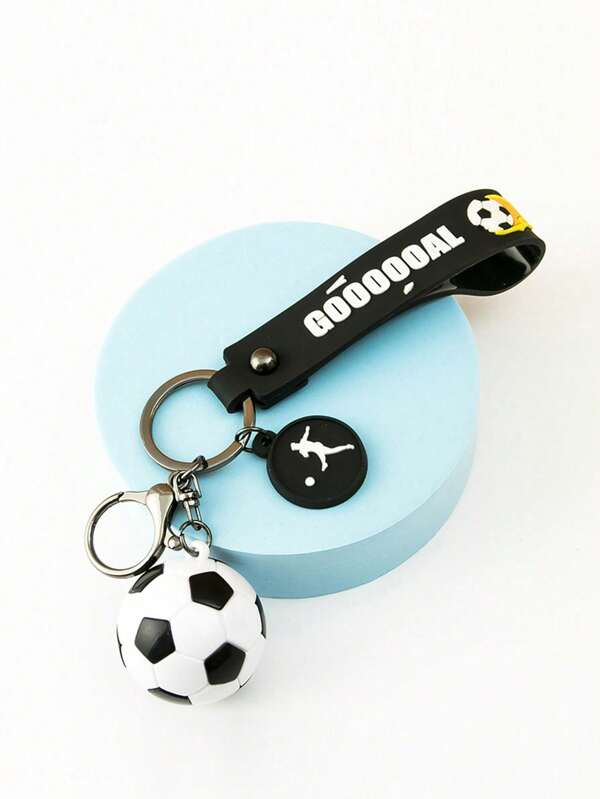 Football Fans Game Football Key Chain Pendant Exquisite Football Fashion Backpack Pendant Car Key Chain Accessories Gift For Men And Women Key Chain Charms