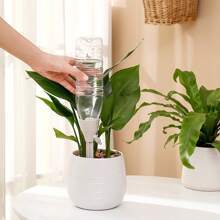 1 pieza - Dispositivo de gota de agua, utensilio de riego por goteo automático para plantas en macetas domésticas, para viajes de negocios, con ajuste de gota de agua