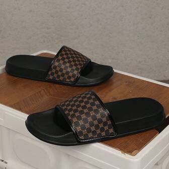 Men's Breathable Casual Slippers, Outdoor Strap Lightweight Sandals