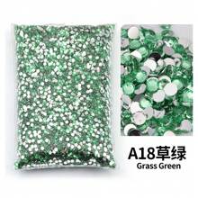 2mm, 3mm, 4mm, 5mm, 6mm Bulk Pack Non-Hotfix Resin Flat Bottom Rhinestones Crystal Nail Studs DIY