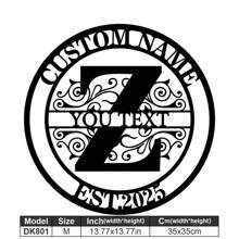 1 Fine Metal Art Logo - Personalized Last Name Logo, Name Design, Home Decoration With Custom Initials Thumbnail, Classic Style, Durable Wall-Mounted Wall Art Decoration For Theme Parties, Perfect Heartfelt Gifts For Friends And Family, Customizable Wedding Gifts.,Multi-Functional,Durable,Ornamental,Reusable,Exquisite,Stylish,High-Quality,Colorful,Modern,Custom,Personalized,Unique,Home Decor,Home Decor