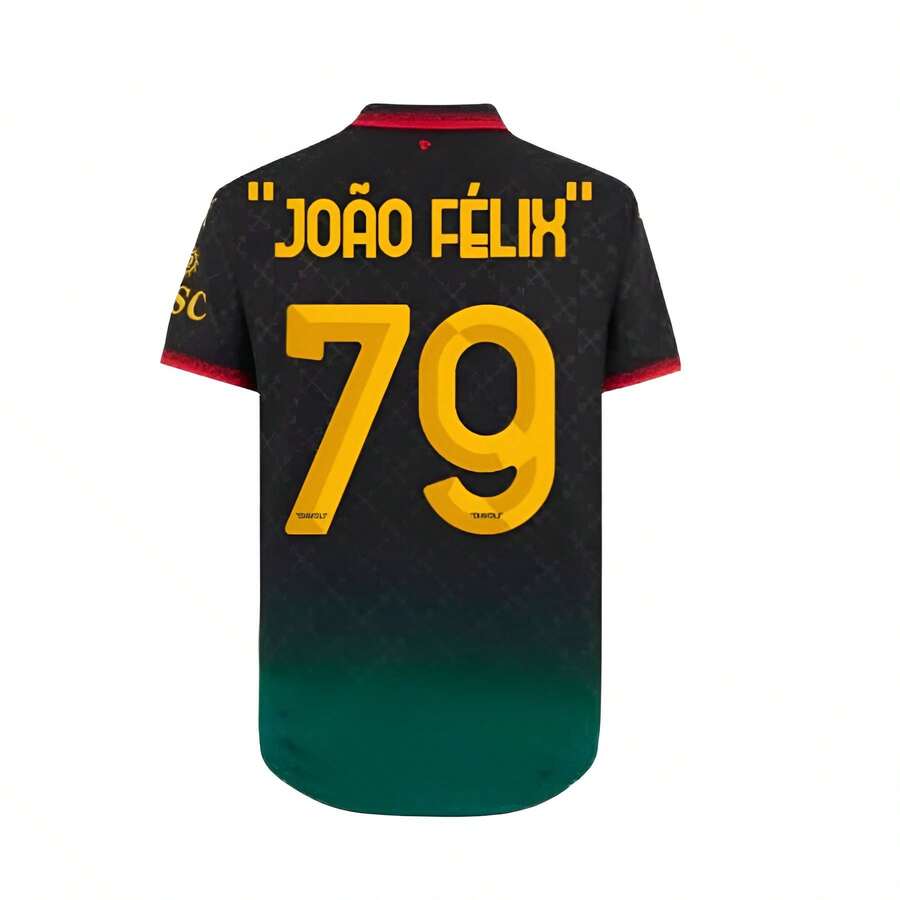 Jersey AC Milán 2025 / Personalizado JOAO FELIX - Negro - Ver 1