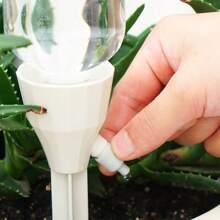 1 pieza - Dispositivo de gota de agua, utensilio de riego por goteo automático para plantas en macetas domésticas, para viajes de negocios, con ajuste de gota de agua