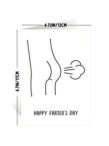 Tarjeta de felicitación divertida para el Día del Padre, regalo para el Día del Padre para papá que incluye sobre, Día de la Madre, graduación