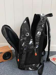 New Fashionable Cartoon Astronaut Backpack, Versatile & Functional Travel Bag, Bookbag For Men - View 8