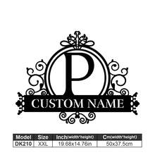 1 Logotipo de arte en metal fino - Logotipo personalizado con apellido, diseño de nombre, decoración del hogar con iniciales personalizadas en miniatura, estilo clásico, decoración de pared duradera montada en la pared para fiestas temáticas, regalos entrañables perfectos para amigos y familiares, regalos de boda personalizables, multifuncional, duradero, ornamental, reutilizable, exquisito, elegante, de alta calidad, colorido, moderno, personalizado, único, decoración del hogar, colgantes de pared personalizados - Multicolor - Ver 28