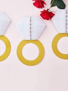 1pc Honeycomb Ball Decoration, Suitable For Wedding, Engagement, Bachelorette Party And Wedding Party Decor