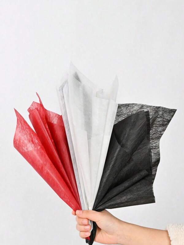 76 pièces/set Papier de remplissage pour bouquet-cadeau, papier d'emballage de style coréen avec des fleurs laiteuses et florales, convient pour les fêtes comme la Saint-Valentin, la Fête des Mères, la Fête des Pères, les anniversaires, les remises de diplômes, la rentrée scolaire