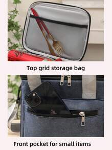 1pc Thickened New Double-Layer Lunch Box Bag Insulation Bag Multifunctional Lunch Bag Outdoor Picnic Preservation Crossbody Ice Pack, Back To School1pc Thickened New Double-Layer Lunch Box Bag Insulation Bag Multifunctional Lunch Bag Outdoor Picnic Preservation Crossbody Ice Pack1pc Thickened New Double-Layer Lunch Box Bag Insulation Bag Multifunctional Lunch Bag Outdoor Picnic Preservation Crossbody Ice Pack, Back To School