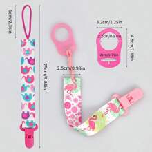 1pc Personalized Pacifier Clip With Name, High-Quality Fabric, Is Its First Criterion. The Selection Of Materials, And Harmless, Every Detail Has Been Strictly Polished, Multi-Functional, Ornamental, Letter, Stylish, Modern, Colorful, Cute, Adorable, Casual, Custom, Personalised, Unique, Customized, Ideal Gifts For Him, Ideal Gifts For Her,Kids,Urban Gala