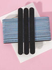 5/10/20/25pcs Set Natural Nail Files - 100/180 Grit Sandpaper Nail Files, Professional Nail Files And Buffing Blocks Set - Professional Gel Nail Files, Black Nail Buffers Nail File Set - Multicolor - View 9