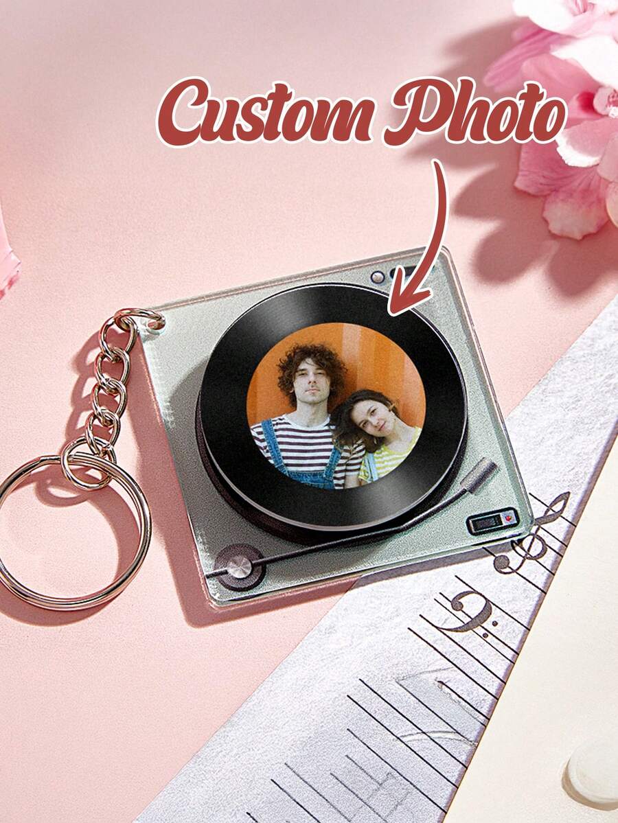 1 pieza Llavero de álbum de CD personalizado con función NFC, se puede personalizar con foto, se puede personalizar con etiqueta NFC Mini CD álbum llavero, llavero de foto personalizado, regalo de cumpleaños único, regalo para amigos, regalo personalizado para amantes de la música, regalo de boda y llavero de , regalo del Día de la Madre, regalo del Día del Padre, regalo para ella/él, regalo para mamá/papá - Multicolor - Ver 1