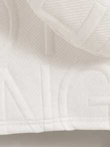 2 件幼儿男童休闲纯色图案短袖 T 恤和短裤套装（带小袋），夏季