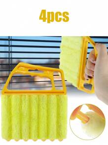 1/2/3/4pcs,Blinds Air Conditioning Gap Brush ,Blind Duster For Wood Blinds;Detailing Brush Set;Car Detailing Brush;Blind Dusters For Cleaning;Blind Cleaner; Detachable And Washable Window Cleaner Exhaust Fan Dust Removal Detergent-Free Edge Seam Brush Detachable,