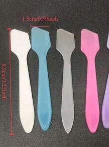 Set de 10 espátulas de plástico para maquillaje - inodoro, de polipropileno duradero, adecuado para aplicación de mascarillas y crema de ojos