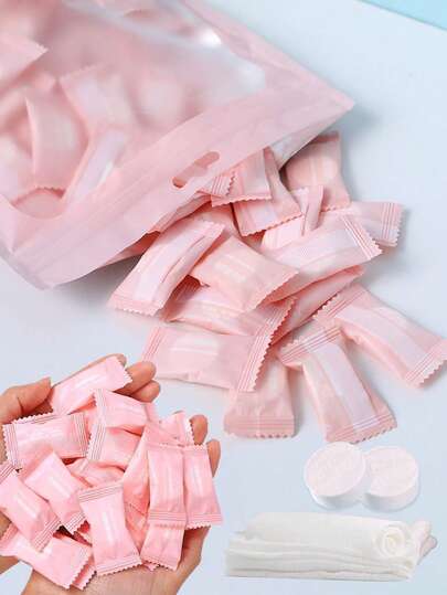 50/20 st mini komprimerade ansiktsdukar, engångskapselduk, magiska ansiktsvårdsservetter, bärbara komprimerade rengöringsservetter för ansiktstvätt, sminkborttagning, hudvård, unisex, lämplig för daglig användning, festivaler, affärsresor, utomhusresor