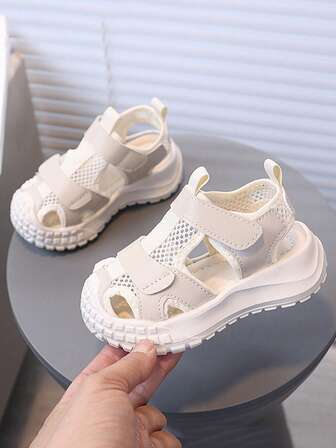 1 par de sandalias deportivas para niños, calzado casual y multifuncional con diseño de para usar en exteriores y la playa, zapatillas para caminar para niños pequeños, para primavera/verano