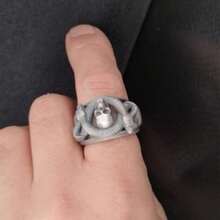 Gothic Style Unique Skull Snake Ring, Perfect Gift For Best Friend, Men Jewelry - Multicolor - View 14