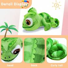 Poupée peluche caméléon magnétique changeant de couleur, peut être collé sur les vêtements pour des jeux de rôle, décoration de fête, anniversaire d'enfant, cadeau de Noël, poupée de vêtements, Jelly chat, Raiponce, vêtements, poupée de vêtements