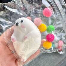 1/3/5个装软捏玩具，海豹和海狮造型，TPR材质，柔软弹性，慢回弹感官捏捏玩具，触感光滑，减压玩具，完美缓解压力，感官/减压软糖玩具，派对礼品，生日礼物 - 彩色 - 查看 7