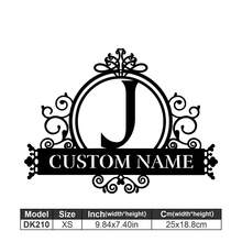 1 Logotipo de arte en metal fino - Logotipo personalizado con apellido, diseño de nombre, decoración del hogar con iniciales personalizadas en miniatura, estilo clásico, decoración de pared duradera montada en la pared para fiestas temáticas, regalos entrañables perfectos para amigos y familiares, regalos de boda personalizables, multifuncional, duradero, ornamental, reutilizable, exquisito, elegante, de alta calidad, colorido, moderno, personalizado, único, decoración del hogar, colgantes de pared personalizados - Multicolor - Ver 146