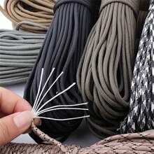 10/50/100M Black Nylon Macrame Cord - Versatile Braided String For Bracelets, Shamballa Rope & Crafts, 0.5-4mm Thickness