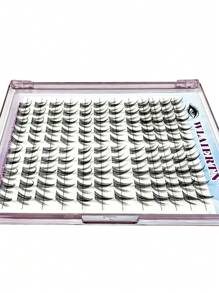 120 Stück/Packung Manga Cluster Wimpern Neun-Schweif Natürliche Falsche Wimpern, Anfänger-freundliches Kaninchenhaar Segmentdesign, natürlich aussehend, augenvergrößernd und hochvolumige Wimperncluster, Wimperncluster, Einzelwimpern, Wimpern, Falsche Wimpern