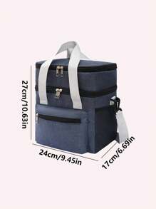 1pc Thickened New Double-Layer Lunch Box Bag Insulation Bag Multifunctional Lunch Bag Outdoor Picnic Preservation Crossbody Ice Pack, Back To School1pc Thickened New Double-Layer Lunch Box Bag Insulation Bag Multifunctional Lunch Bag Outdoor Picnic Preservation Crossbody Ice Pack1pc Thickened New Double-Layer Lunch Box Bag Insulation Bag Multifunctional Lunch Bag Outdoor Picnic Preservation Crossbody Ice Pack, Back To School