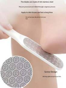 1pc Double-Sided Natural Pumice Stone, Easy To Remove Calluses And Dead Skin! Made Of Natural Materials, Won't Hurt The Feet. Bathroom Essential To Keep Your Feet Clean And Comfortable.