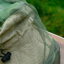 1pc Outdoor Anti-Mosquito Mesh Automatic Shrinking Anti-Insect Cap Camping Versatile Anti-Mosquito Cap Outdoor Fishing Cap