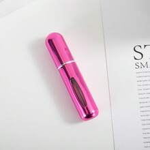 1 pieza Atomizador de fragancia recargable de 5ml, Botella de spray portátil mini, Botella de perfume de viaje de aluminio, Rociador cosmético multifuncional para volver a la escuela