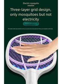 Handheld Electric Fly Swatter Bug Zapper Racket Fly Swatter With USB Rechargeable Mosquito Killer Lamp Pest Control
