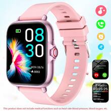 New Hot 1.83" Full Screen Smart Watch, Unisex, Comfortable Silicone Strap, Dial/Answer Calls, Calorie Counter, Multi-Sport Modes, Notification Alerts, Suitable For Android & IOS, Perfect Gift For Festivals And Celebrations