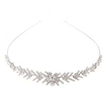 1 Stück/2 Stück modischer Kristall Krone Haarreif, glamouröser und glänzender Braut-Haarschmuck, geeignet als Accessoire für Frauen/Mädchen zu Hochzeit/Veranstaltung/Party/Geburtstag/Bankett