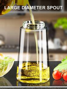 1pc 2-In-1 Olive Oil Sprayer And Dispenser, 500ml/17oz Cooking Oil Bottle For Cooking, Kitchen, Grilling, Air Fryer, Salad, Baking - Multicolor - View 6