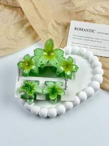 3pcs/6pcs/18pcs Colorful Broccoli Claw Clips, 8cm And 4cm Assorted Hair Claw, Suitable For Women's Daily Life, Makeup, Leisure, Party, Matching Clothes, Commuting, Beach Vacation, Photography - Hairstyle Design, Hair Accessories. Best Choice For Birthday, Graduation, Wedding Season, Anniversary And All Holiday Gifts.